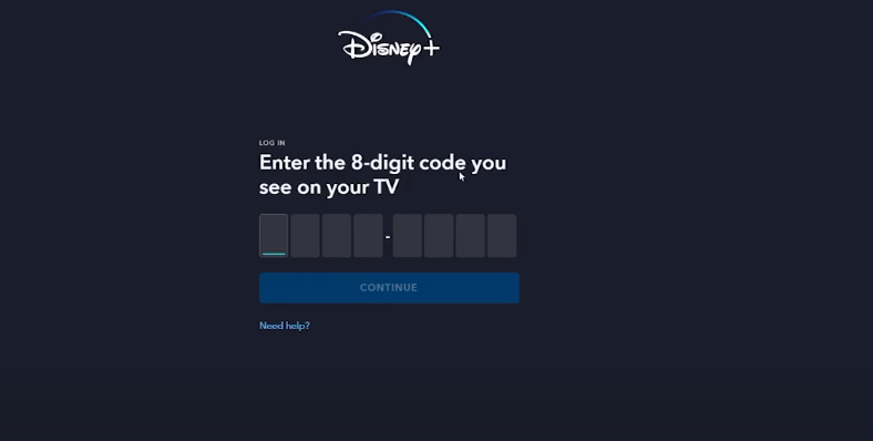 Disneyplus.com Login/Begin 8 Digit Code