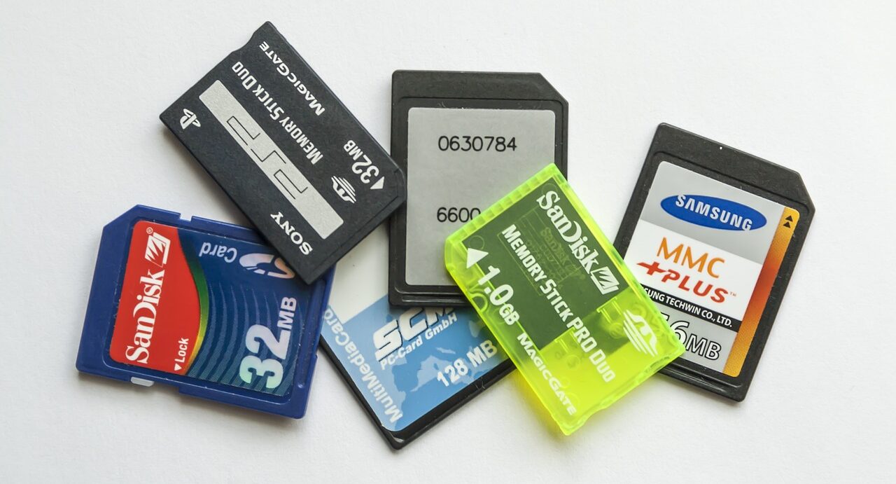 Spare memory card