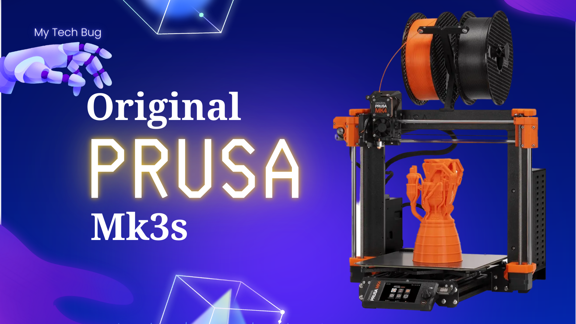 Original i3 Prusa Mk3s: A perfect 3D printer in your way 