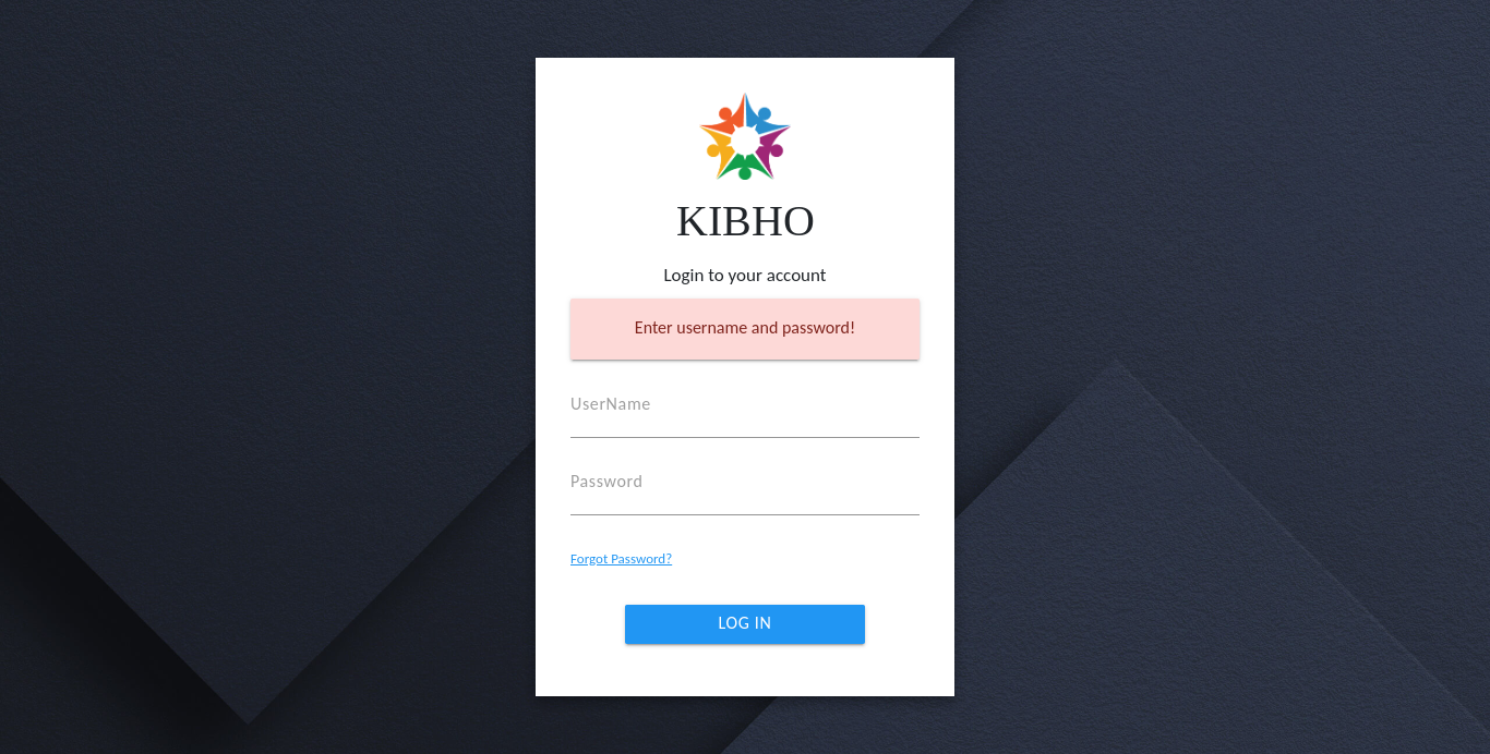www.kibho.in login