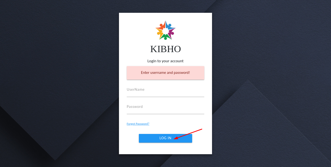 www.kibho.in login