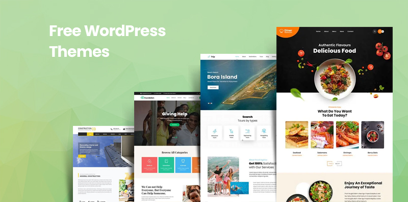 Top 10 Free WordPress Themes and Website Templates