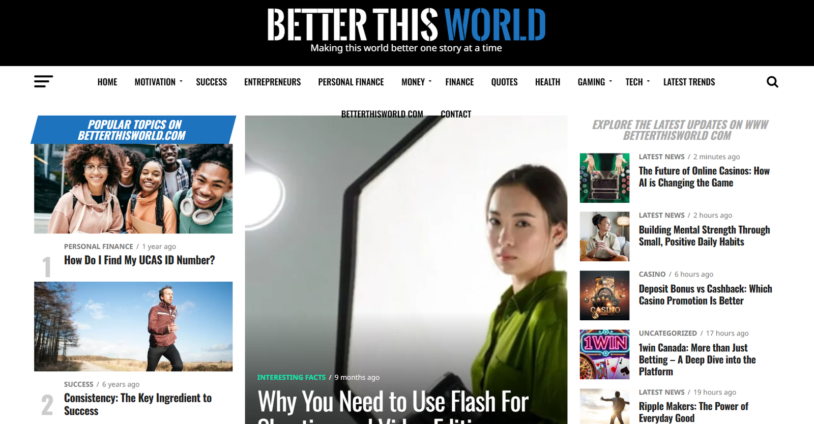 BetterThisWorld.com: Your Go-To Site for Personal Growth and Everyday Solutions