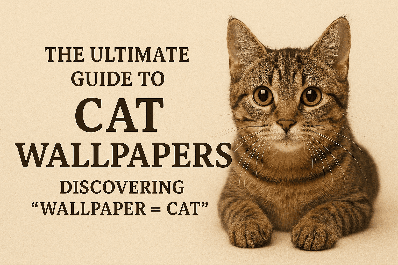 The Ultimate Guide to Cat Wallpapers: Discovering “wallpaper = cat”