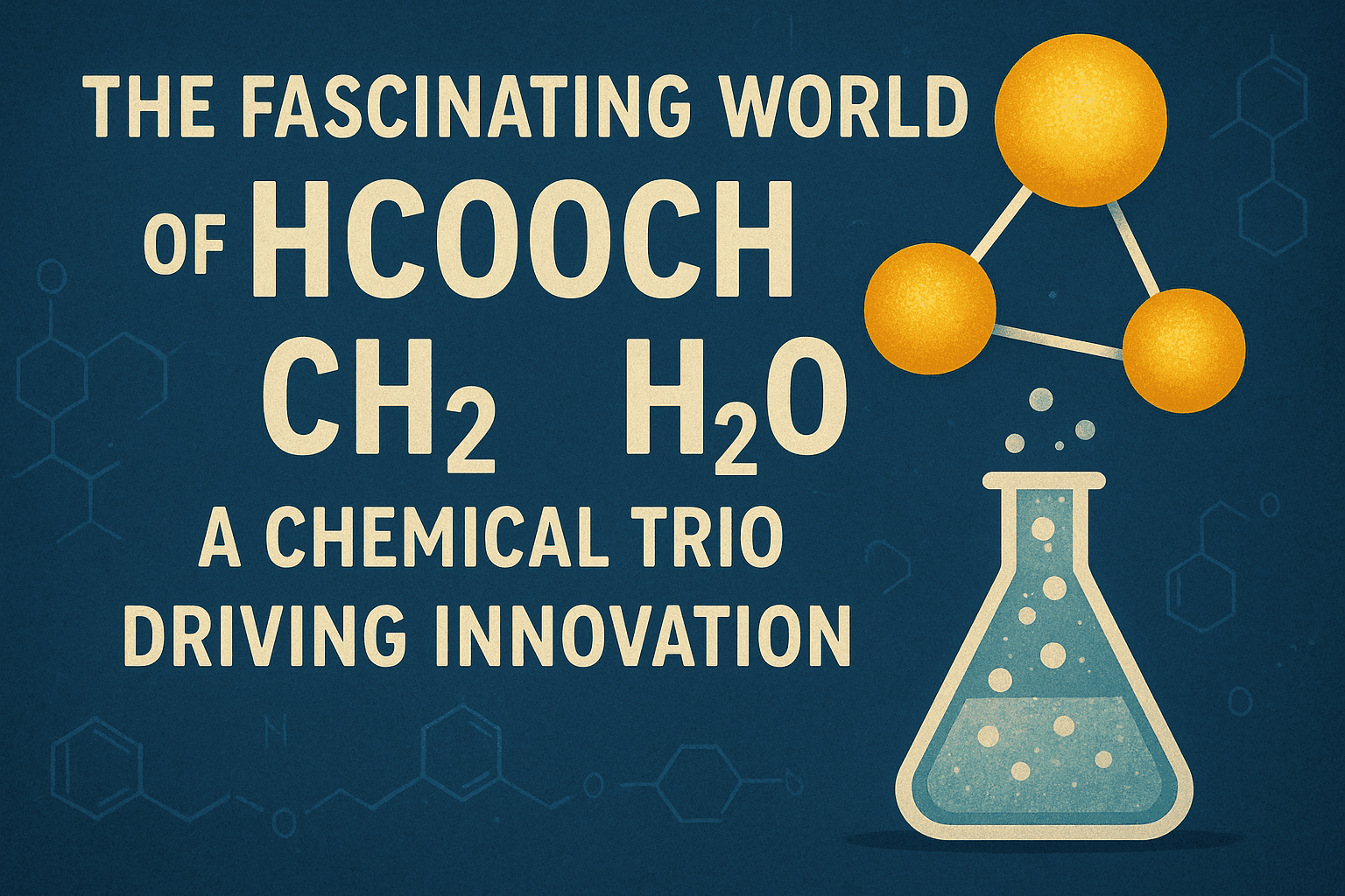 The Fascinating World of HCOOCH CH2 H2O: A Chemical Trio Driving Innovation