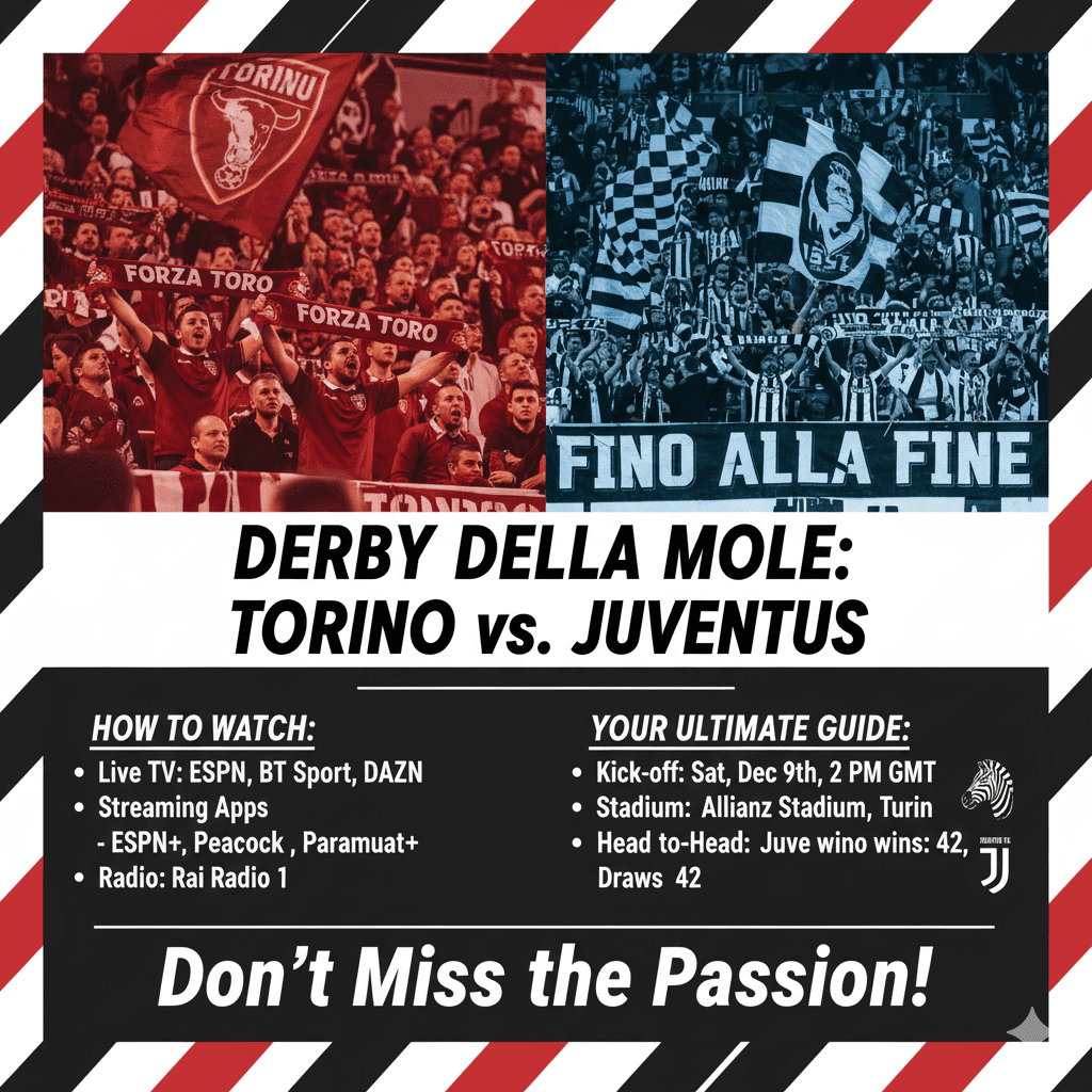 How to Watch Torino-Juventus: Your Ultimate Guide to the Derby della Mole