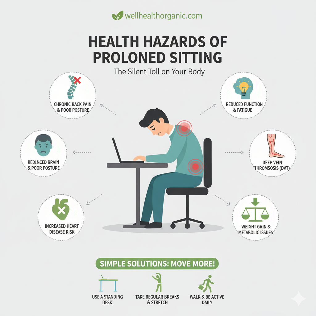 Health Hazards of Prolonged Sitting – What Happens When You Sit Too Long
