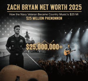 Zach Bryan Net Worth 2025: How the Navy Veteran Became Country Music’s $25 Million Phenomenon