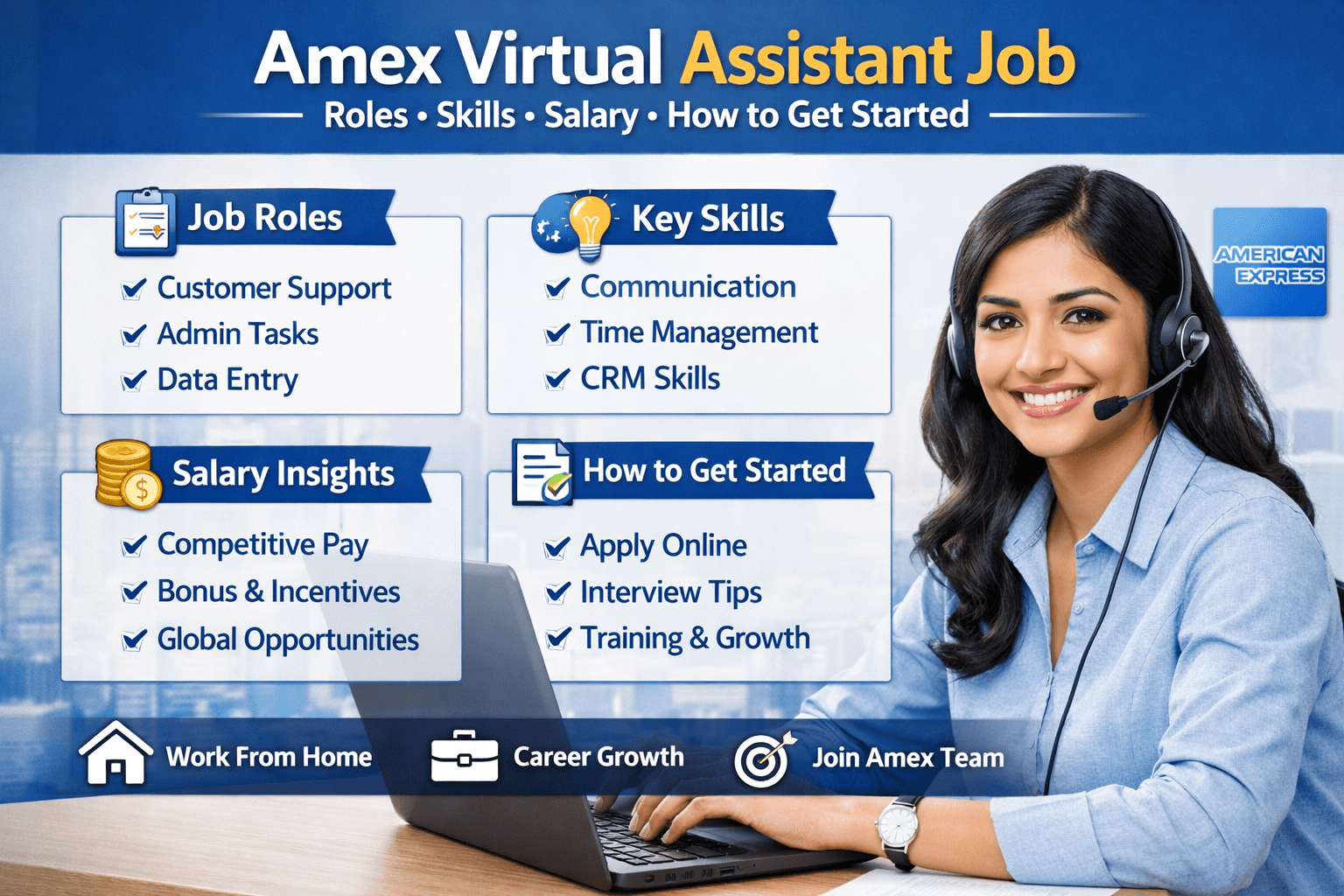 Amex Virtual Assistant Job: Roles, Skills, Salary, and How to Get Started