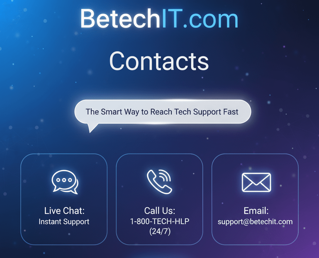 BetechIT.com Contacts: The Smart Way to Reach Tech Support Fast