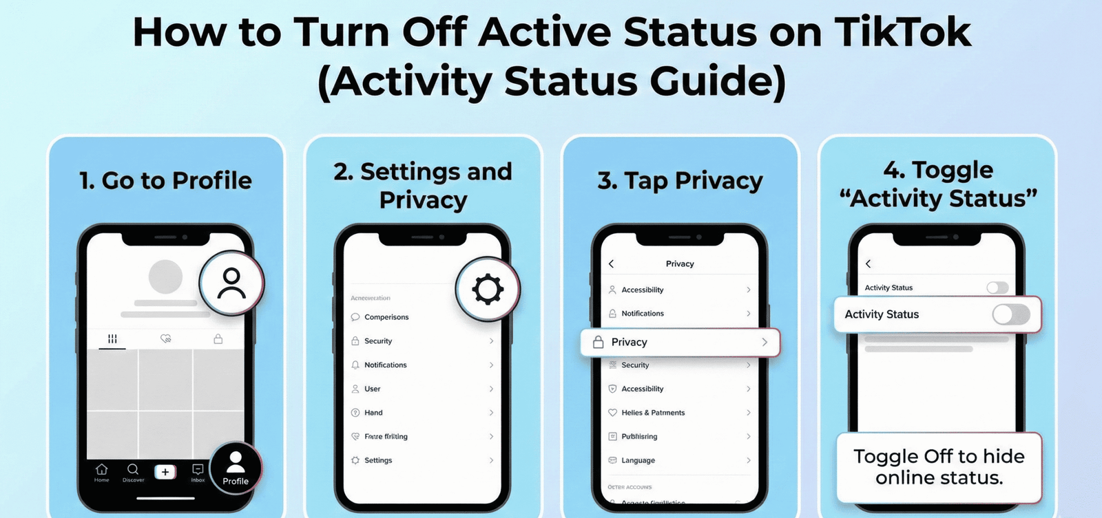 How to Turn Off Active Status on TikTok (Activity Status Guide)