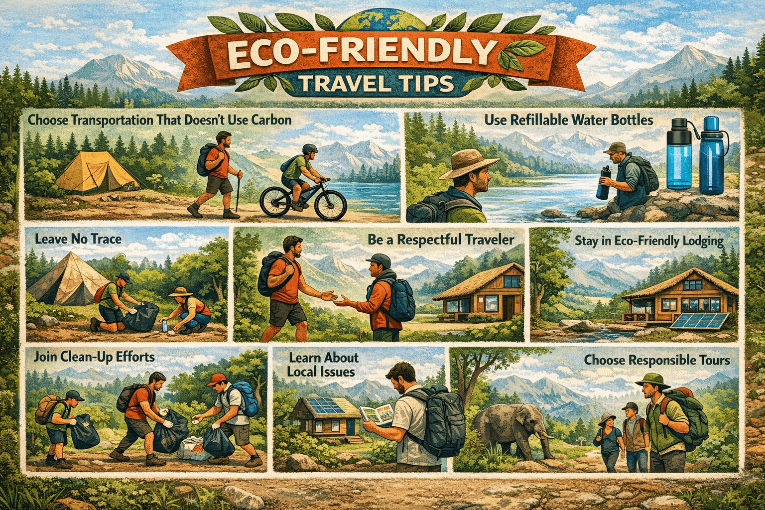 Eco friendly travel tips
