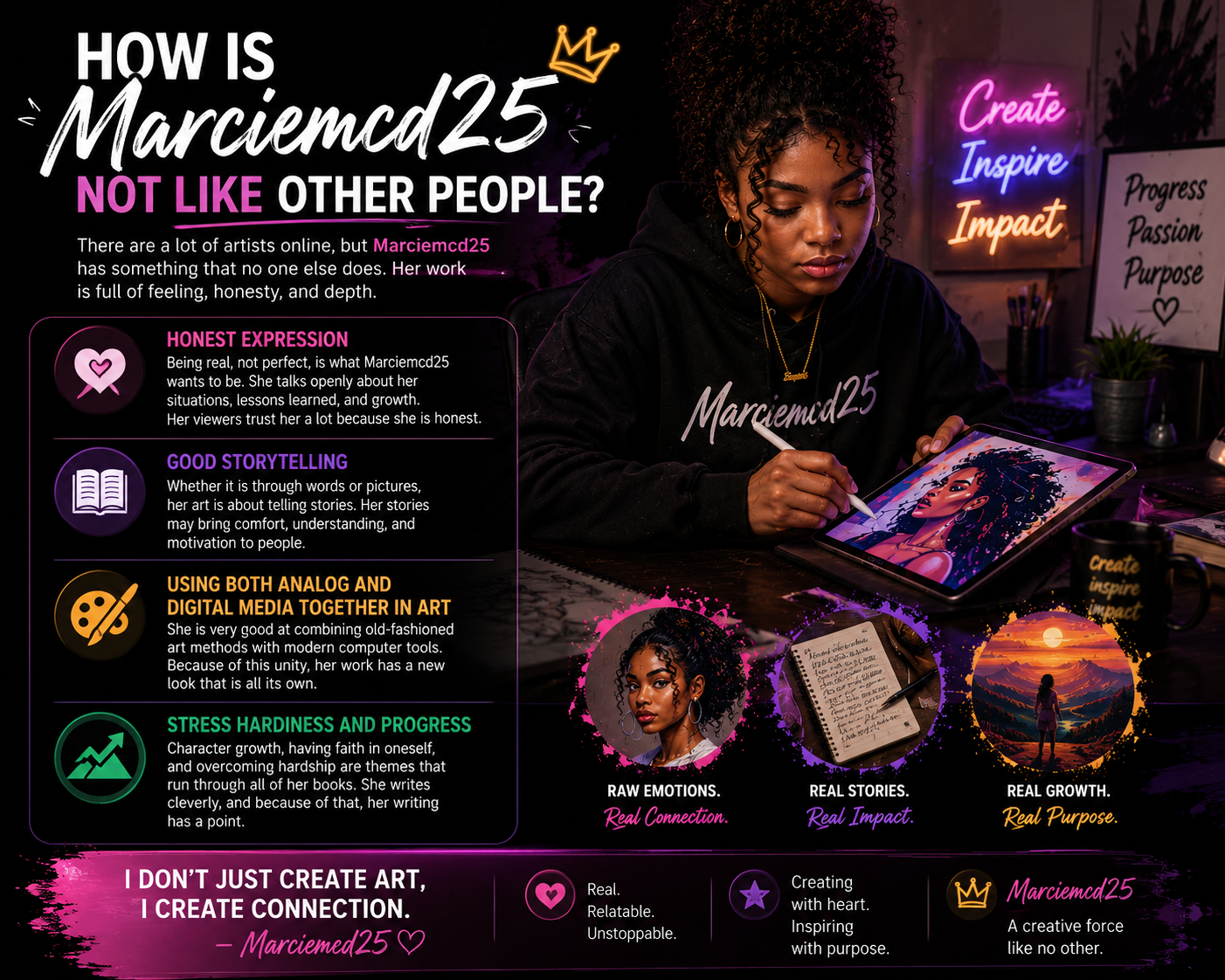 How Is Marciemcd25 Not Like Other People?