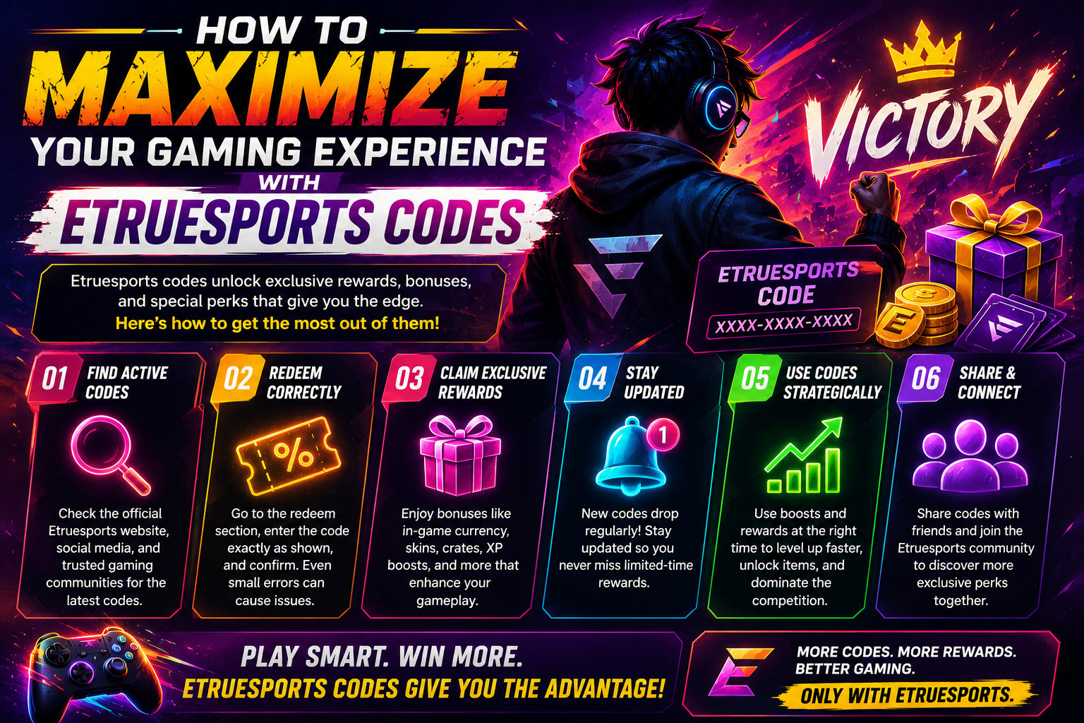 How to Maximize Your Gaming Experience with Etruesports Codes