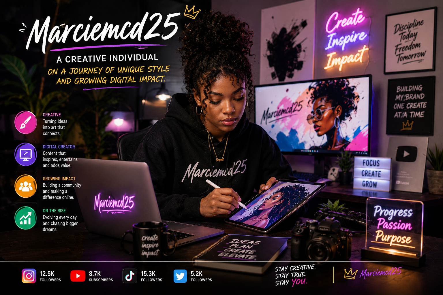 Marciemcd25: The Creative Journey, Unique Style, and Growing Digital Impact