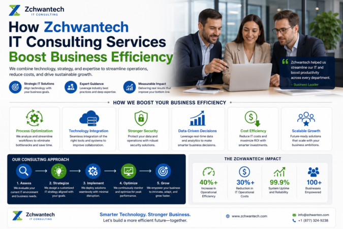How Zchwantech IT Consulting Services Boost Business Efficiency