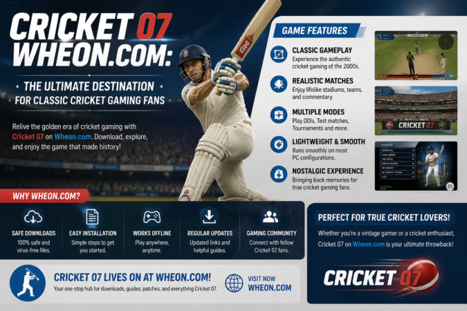 Cricket 07 Wheon.com: The Ultimate Destination for Classic Cricket Gaming Fans