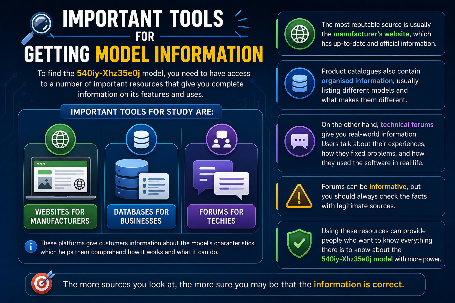 Important Tools for Getting Model Information