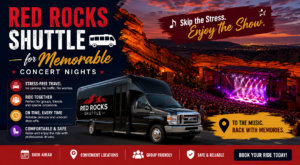 Red Rocks Shuttle for Memorable Concert Nights