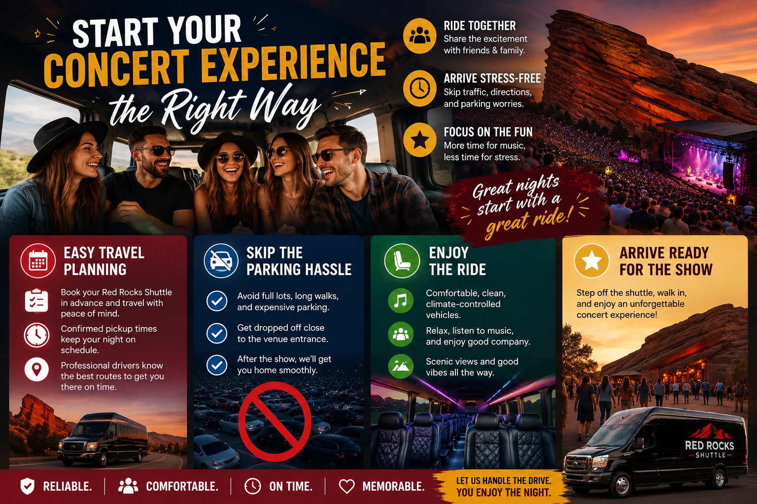 Start Your Concert Experience the Right Way